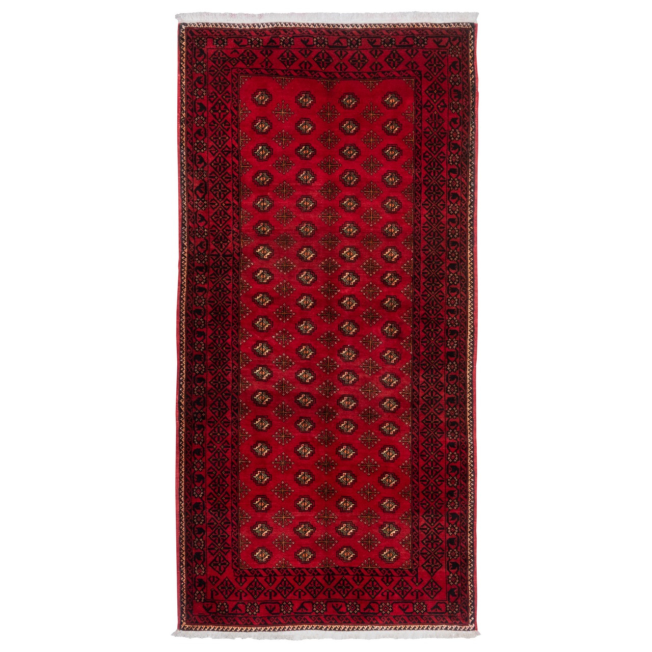 فرش قدیمی  دستباف کناره طول سه متر سی پرشیا کد 188001