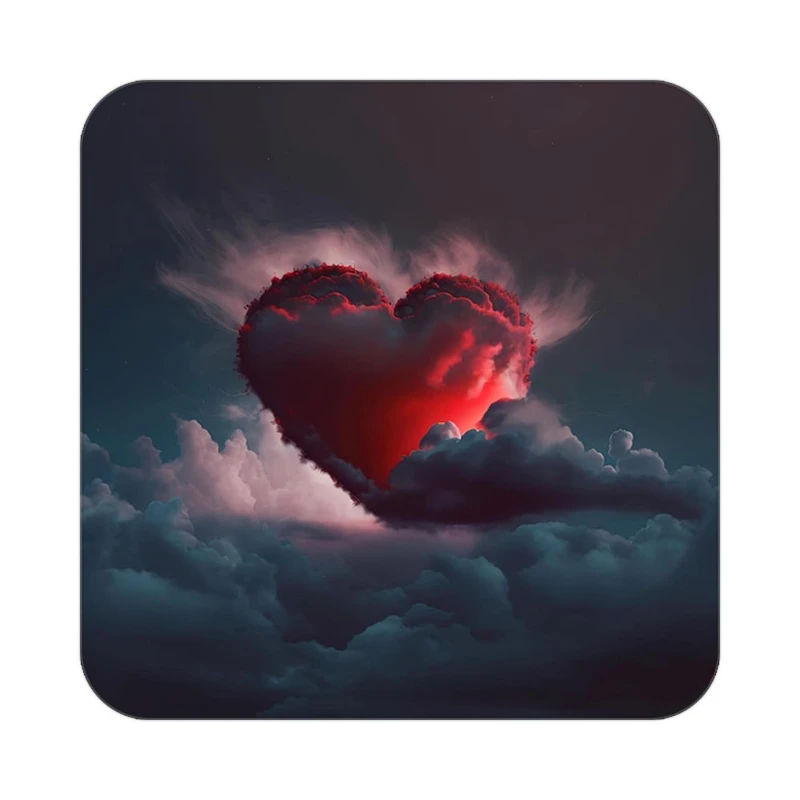 زیر لیوانی کاکتی مدل عاشقانه کد mp13095