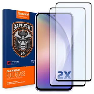 محافظ صفحه نمایش سامورایی مدل ovglass مناسب برای گوشی موبایل سامسونگ Galaxy A54 بسته 2 عددی
