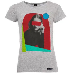 تی شرت آستین کوتاه زنانه 27 مدل No Eye کد MH1223