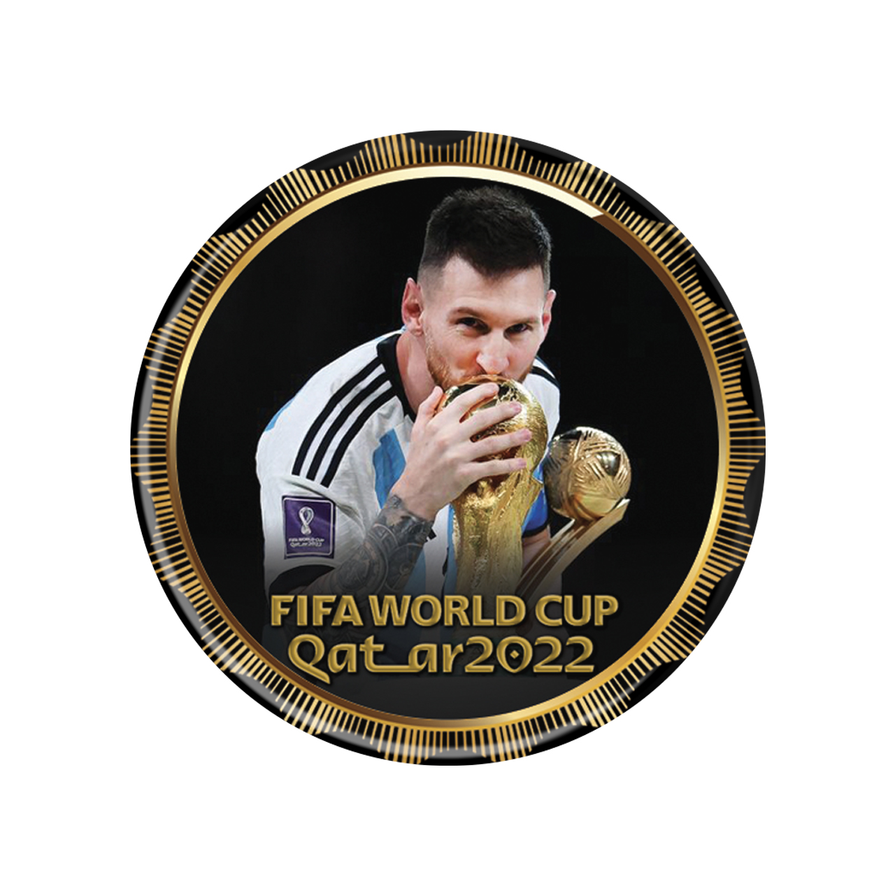 پیکسل طرح مسی و کاپ جام جهانی 2022 قطر کد pxl-1008