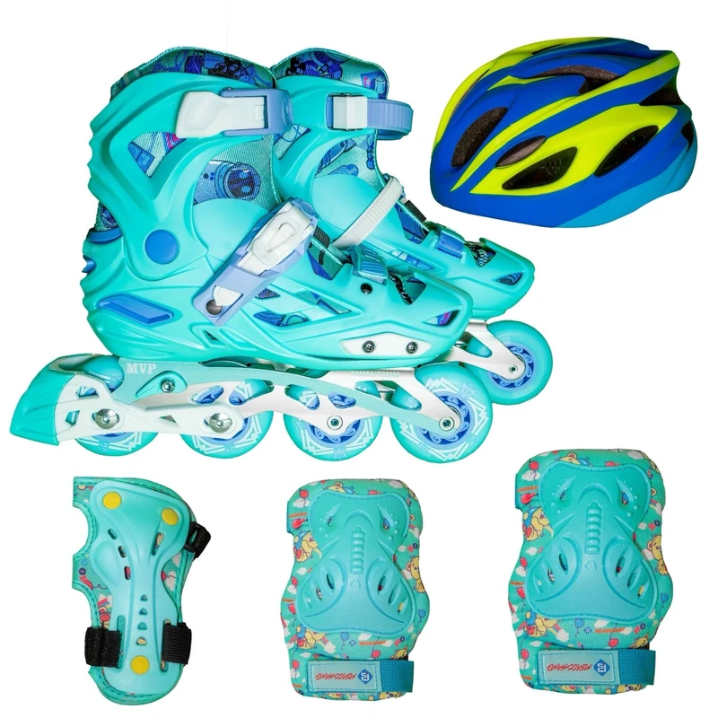 اسکیت کفشی کالاری مدل MVP-M به همراه کلاه و لوازم ایمنی