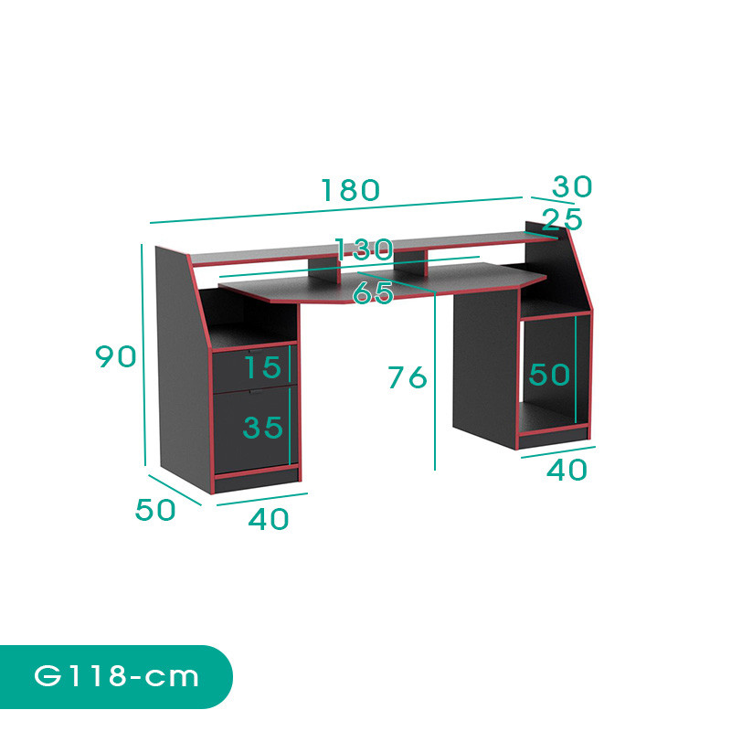 میز کامپیوتر اسمردیس مدل G118