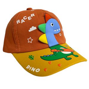 کلاه کپ بچگانه مدل بیسبالی طرح دایناسور اسکیت دار کد DINO ORE 88
