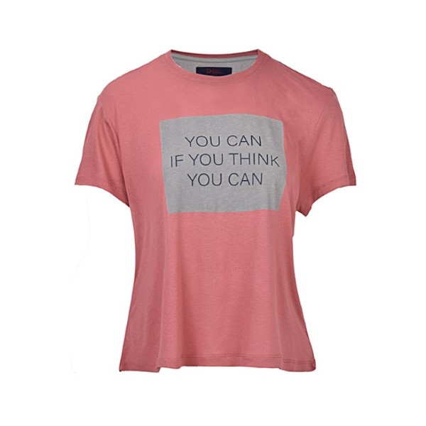 تی شرت آستین کوتاه زنانه بادی اسپینر مدل 2898 کد 1 رنگ گلبهی