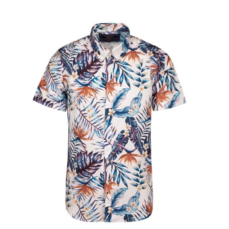 پیراهن آستین کوتاه مردانه وادین کوک مدل هاوایی کد SBJ-VK9927 -  - 1