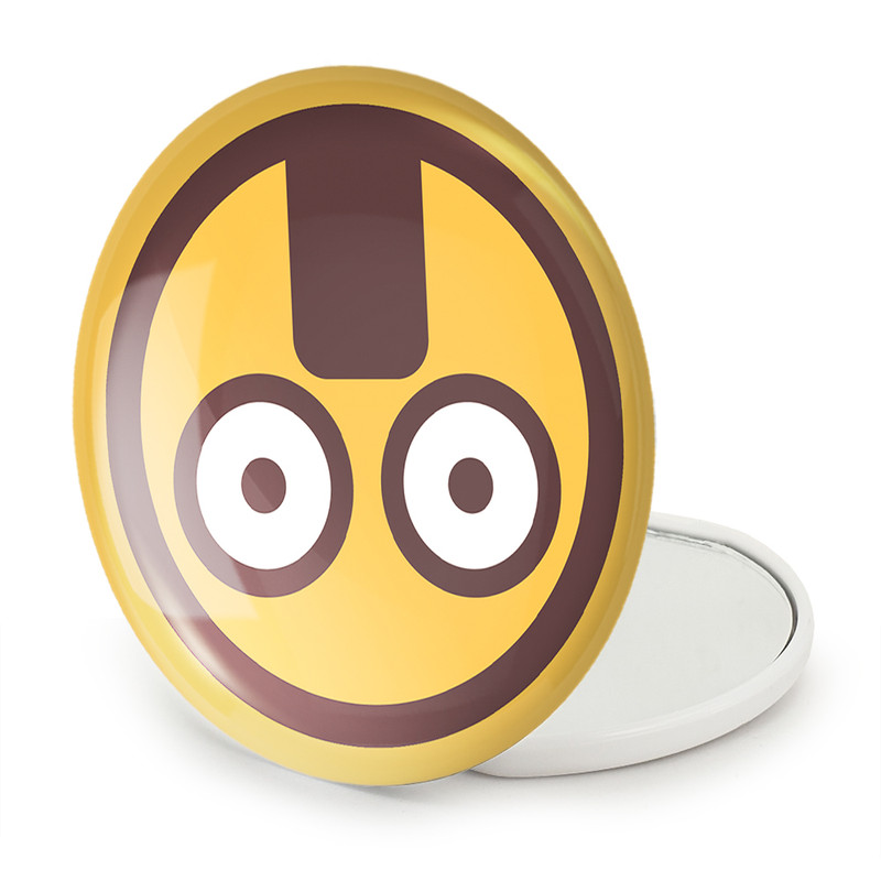 آینه جیبی خندالو طرح ایموجی Emoji مدل تاشو کد 3020