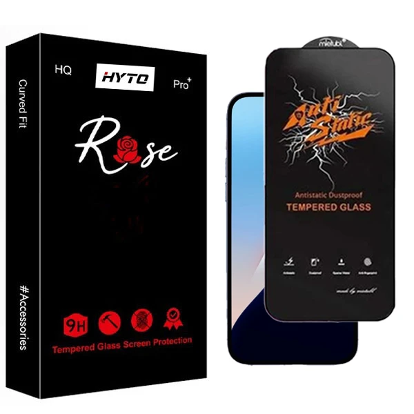 محافظ صفحه نمایش هیتو مدل Rose Antistatic Glavers مناسب برای گوشی موبایل اپل Iphone 16 Pro