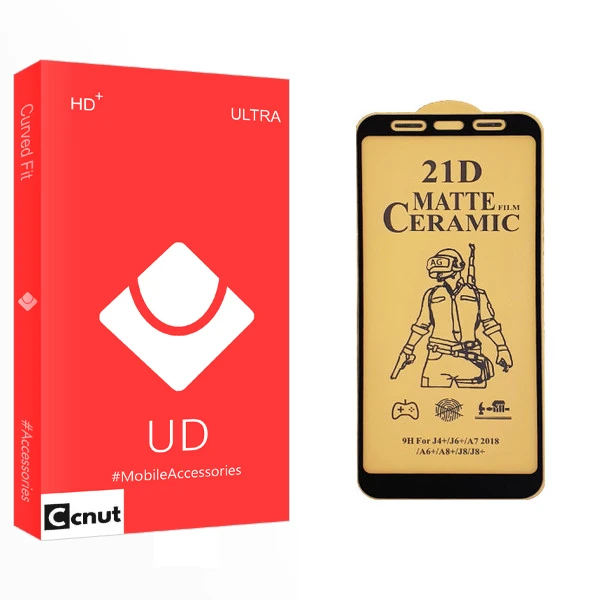 محافظ صفحه نمایش سرامیکی کوکونات مدل UD Glass مناسب برای گوشی موبایل سامسونگ Galaxy J6 Plus