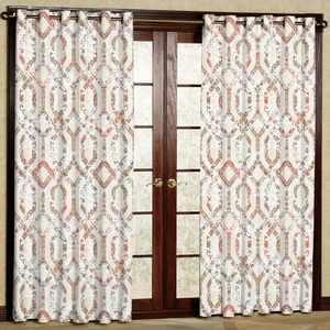 پرده مدل زنجیره ای مخمل پانچی کد 1021L سایز 140x280 سانتی متر