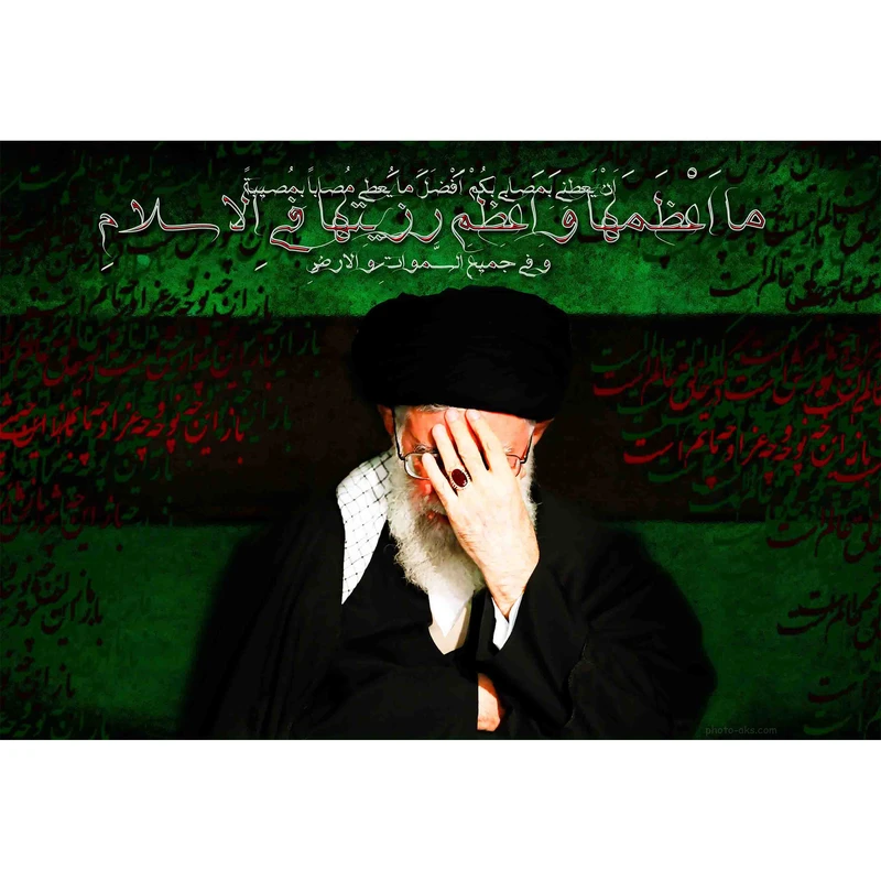 مگنت طرح رهبر معظم انقلاب حضرت سید علی خامنه ای مدل T1073