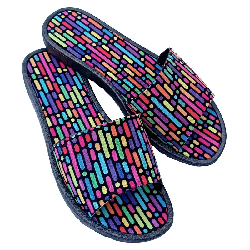 دمپایی زنانه باتو مدل خط چین