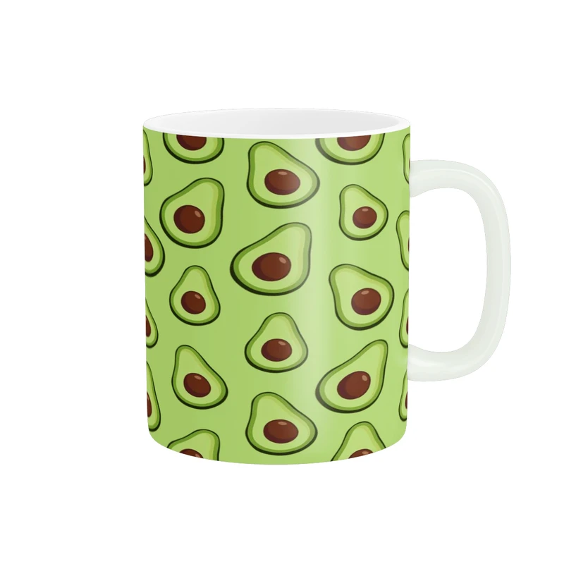 ماگ پادآفرین مدل فانتزی طرح آووکادو کیوت و بامزه آواکادو کد p9922