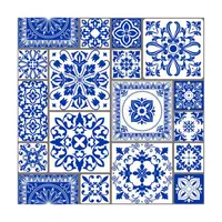 کاشی گلاک مدل اسلیمی طرح سنتی ایرانی کد TT118