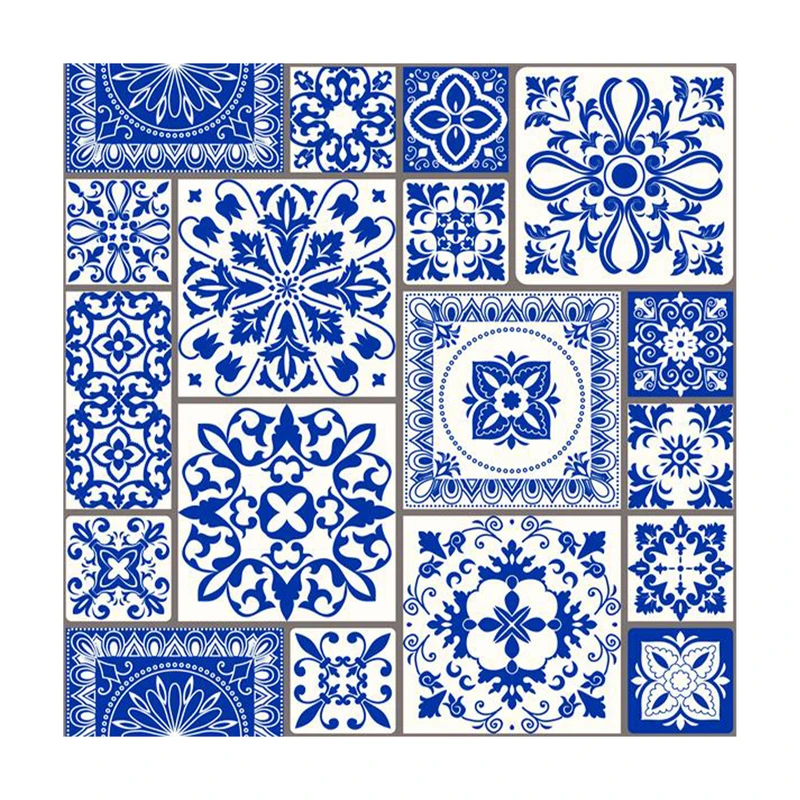 کاشی گلاک مدل اسلیمی طرح سنتی ایرانی کد TT118