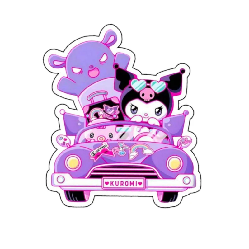 استیکر پارچه و لباس پاد آفرین مدل کارتونی کورومی kuromi کد 377