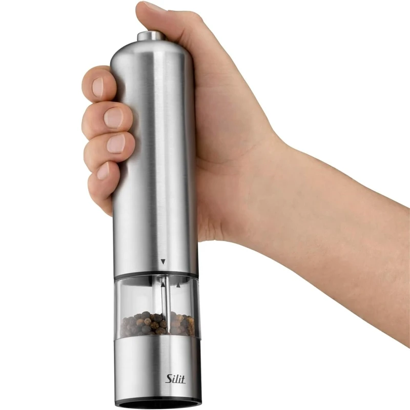 عکس شماره 2 : فلفل ساب و نمک ساب سیلیت مدل elektromuhlen بسته 2 عددی