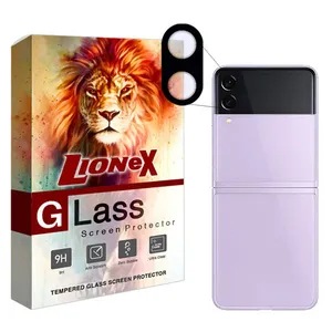 محافظ لنز دوربین لایونکس مدل 5DLENSLION مناسب برای گوشی موبایل سامسونگ Galaxy Z Flip 3 5G /  Flip 3 5G
