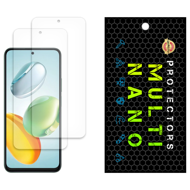 محافظ صفحه نمایش مات مولتی نانو مدل X-S2M مناسب برای گوشی موبایل آنر 200 Smart بسته دو عددی