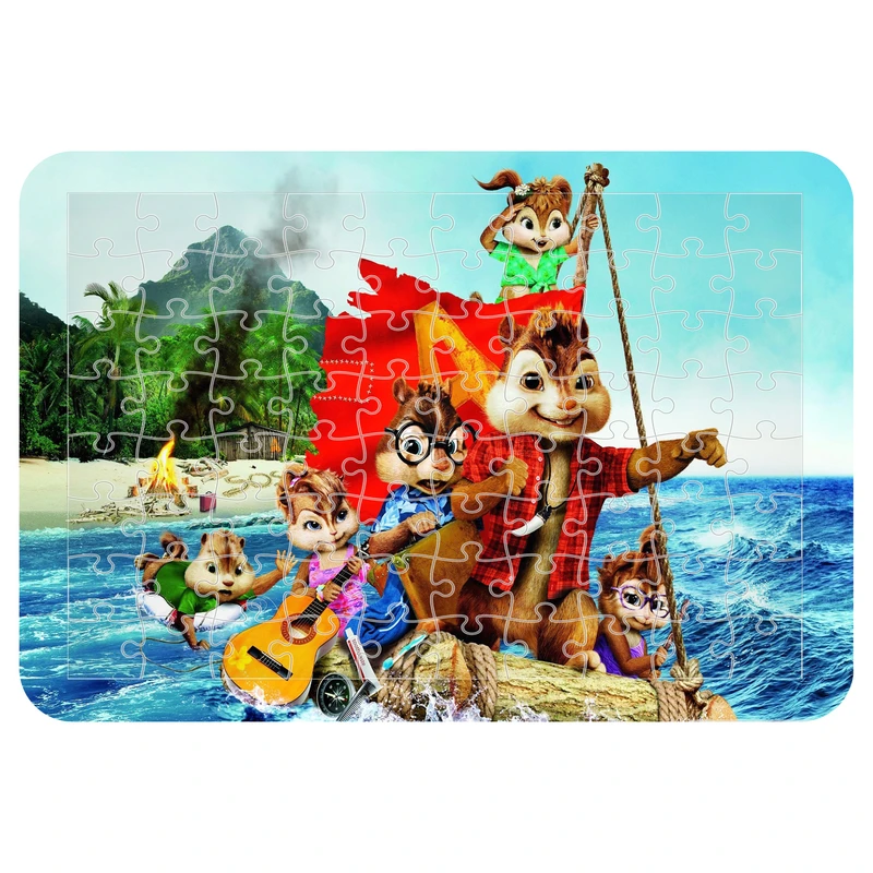 پازل 54 تکه مدل CHB1743 طرح انیمیشن آلوین و سنجاب ها