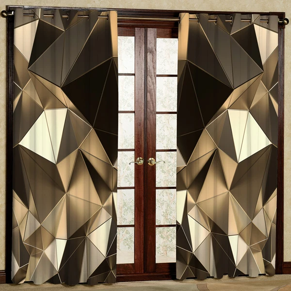 پرده مدل چاپی هازان پانچی کد 434 سایز 200x140 سانتی متر