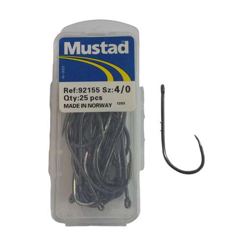 قلاب ماهیگیری موستاد سایز 4 مدل فلزی بسته 25 عددی