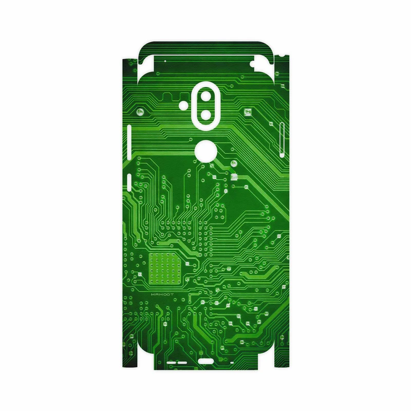 برچسب پوششی ماهوت مدل Green Printed Circuit Board-FullSkin مناسب برای گوشی موبایل نوکیا 8.1