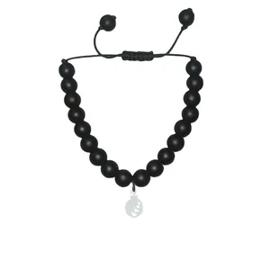 دستبند نقره هایکا طرح انار و شاخه مدل n.ha 939