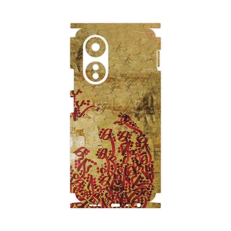 برچسب پوششی ماهوت مدل Nastaliq_5-FullSkin مناسب برای گوشی موبایل اپو A58 4G
