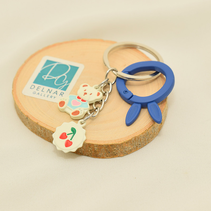 جاکلیدی دخترانه دلنار گالری مدل قفل خرگوشی و تدی و آلبالو جاکلیدی دخترانه دلنار گالری مدل قفل خرگوشی و تدی و آلبالو