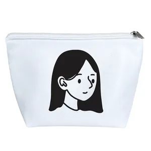 کیف لوازم آرایش دخترانه خندالو مدل پرتره دختر کد 6945