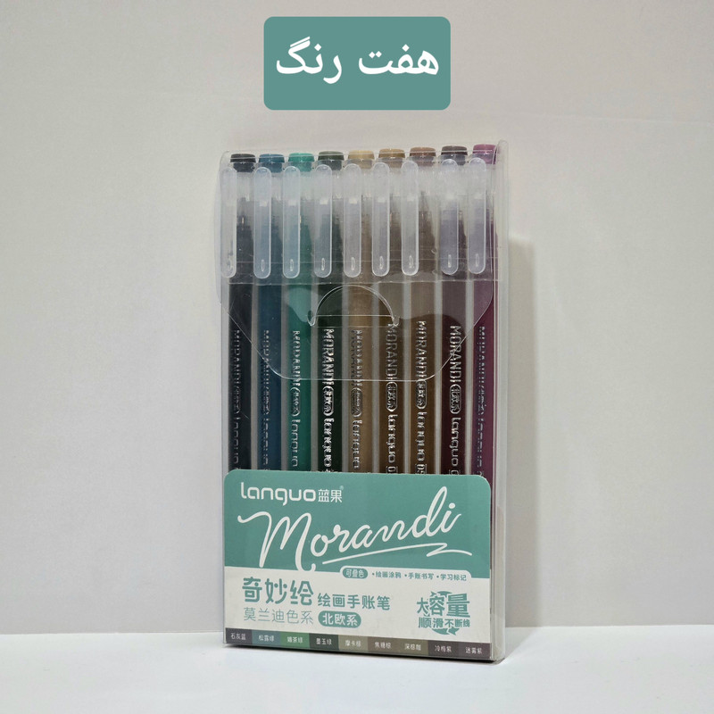 روان نویس 0.6 میلی متری لنگو مدل GB/T 37853 بسته 9 عددی