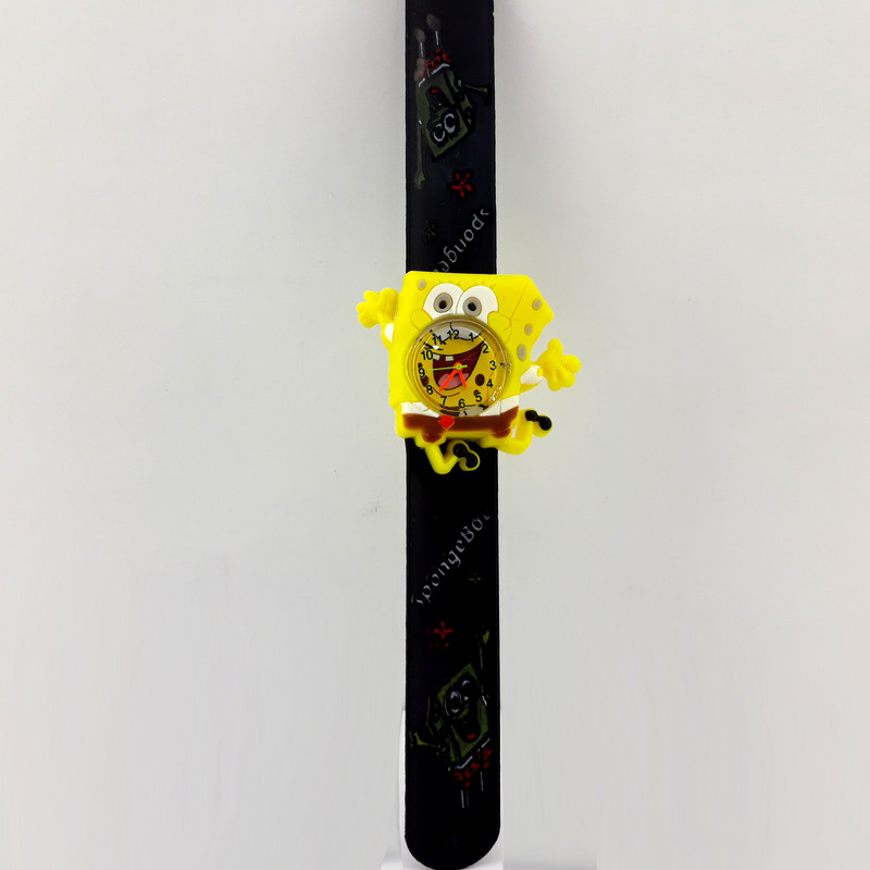 ساعت مچی عقربه ای مدل باب اسفنجی