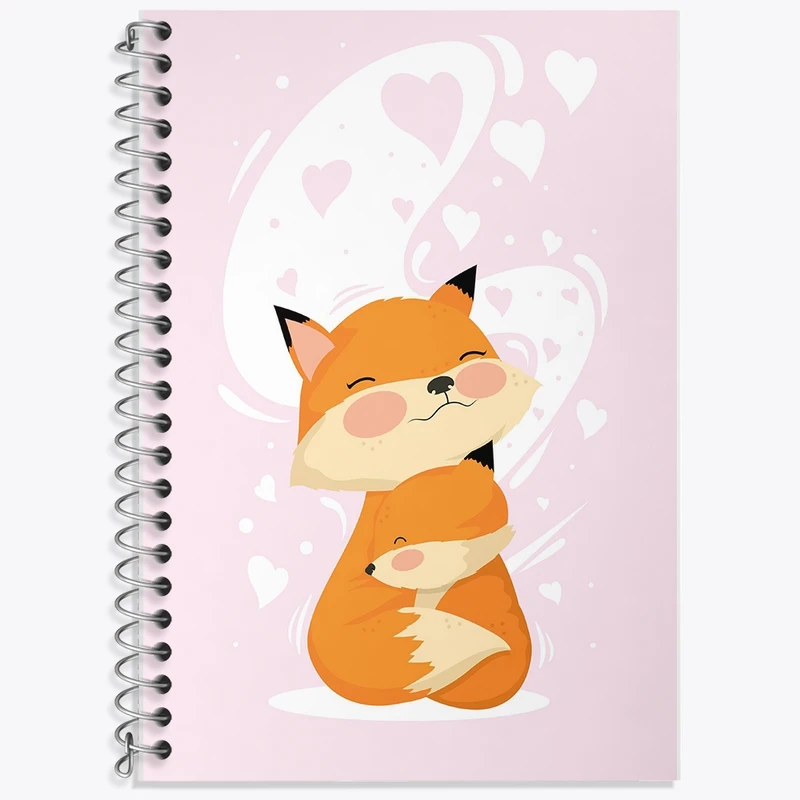 دفتر لغت 50 برگ خندالو طرح روباه کد F1761