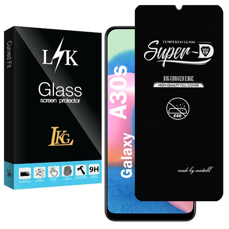 محافظ صفحه نمایش شیشه ای ال کا جی مدل SupD-Lk مناسب برای گوشی موبایل سامسونگ Galaxy A30s