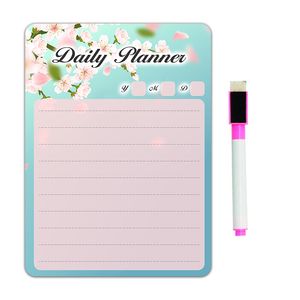 نقد و بررسی تخته وایت برد مدل پلنر مگنتی برنامه ریز رو یخچالی طرح شکوفه کد 6 سایز 14x19 سانتی متر به همراه ماژیک توسط خریداران