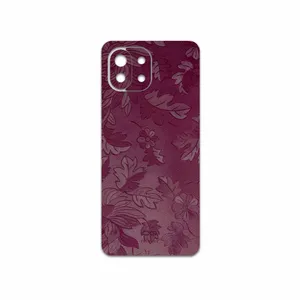 MAHOOT Red-Wildflower Cover Sticker for Xiaomi 11 Lite 5G NE