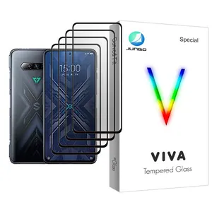 Junbo Viva Glass MIX004 Screen Protector For Xiaomi Black Shark 4 Pro Pack Of 4