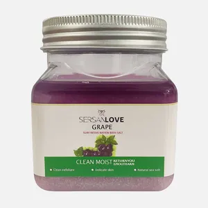 اسکراب صورت و بدن سرسان لاو مدل grape مناسب برای انواع پوست حجم 445 میلی لیتر