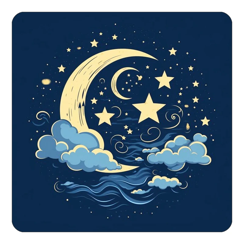 مگنت کاکتی طرح ماه و ستاره مدل mp54394