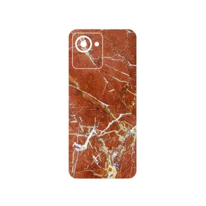 MAHOOT Red Marble Cover Sticker for Realme C30s