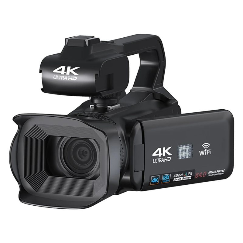 دوربین فیلم برداری مدل 4K Ultra HD 64MP Streaming 60fps With 64G SD Card
