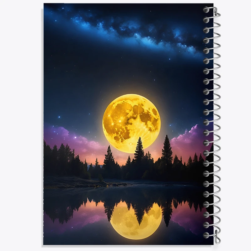 دفتر لیست خرید 50 برگ خندالو طرح شب و ماه کد F7268