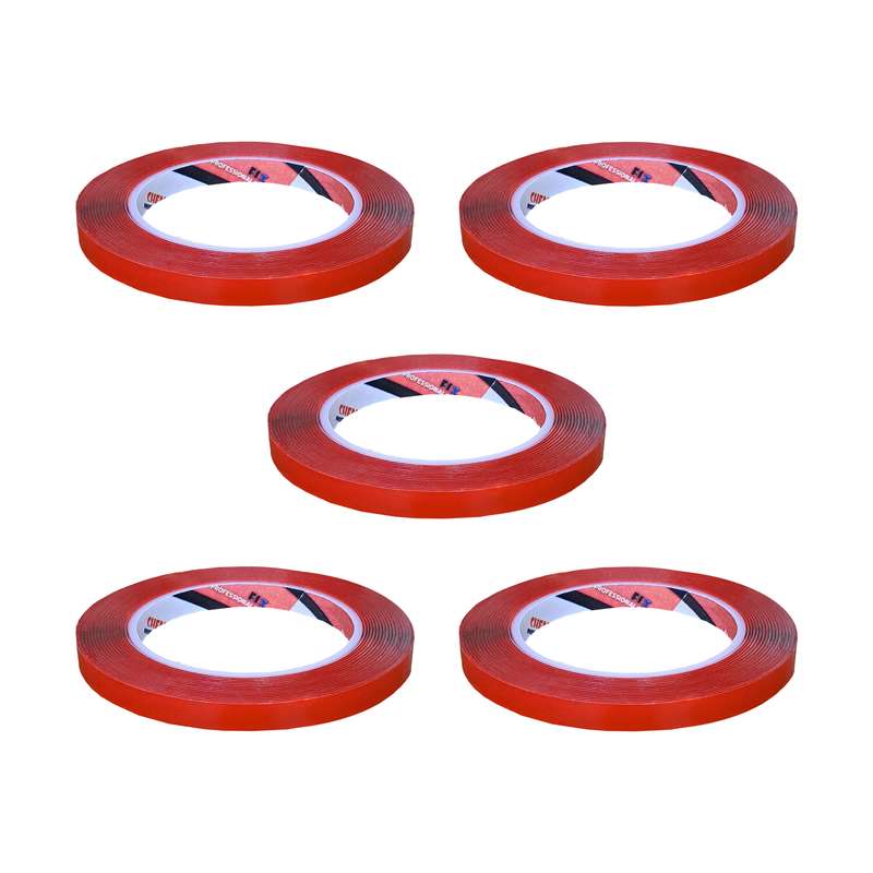 ‌چسب دوطرفه ژله ای چمفیکس مدل N1 عرض 1 سانتی متر بسته 5 عددی