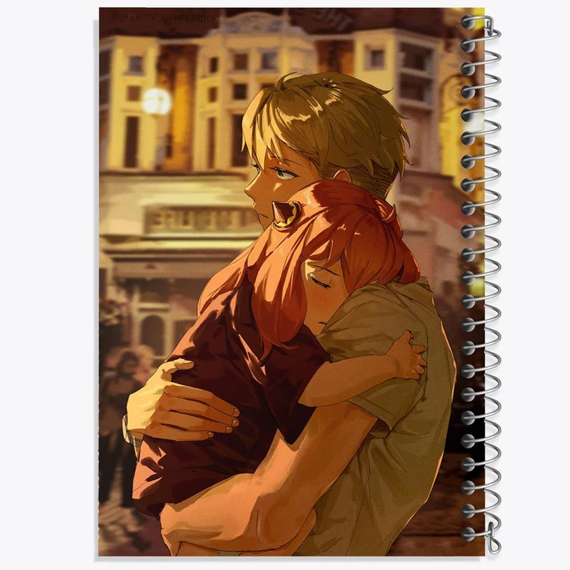 دفتر نت موسیقی 50 برگ خندالو مدل انیا و لوید انیمه اسپای ایکس فمیلی Spy X Family کد 22196