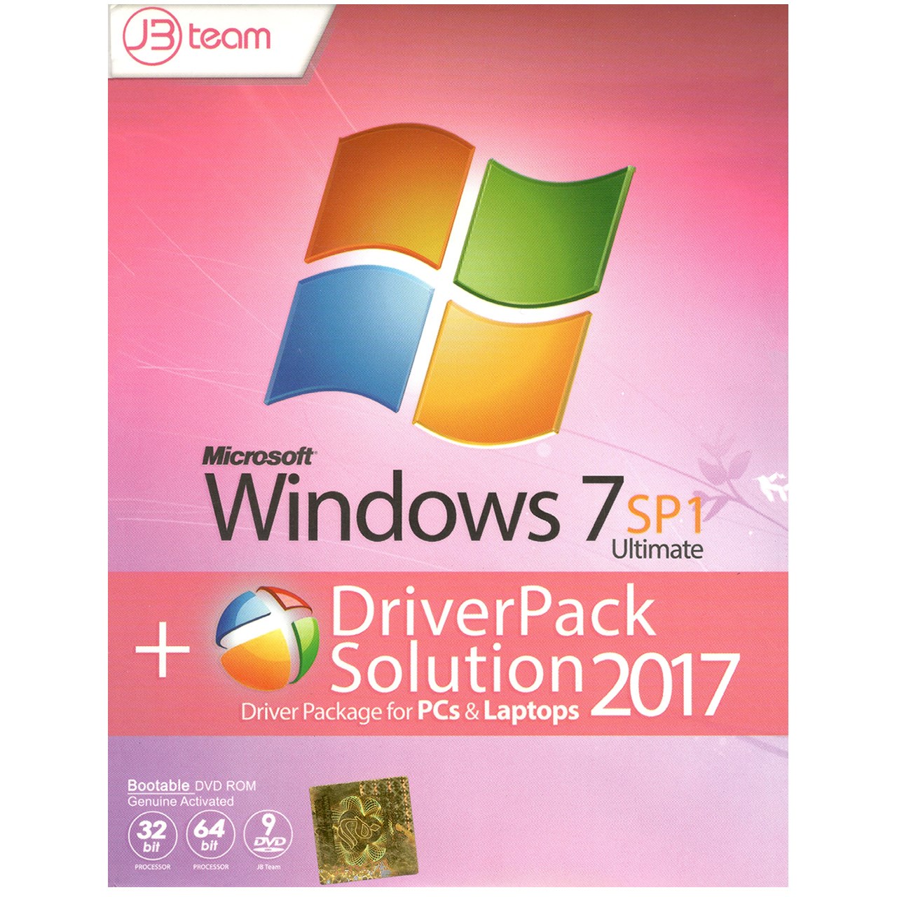 سیستم عامل Windows 7 SP1 All Edition Update 2018 نشر  جی بی تیم