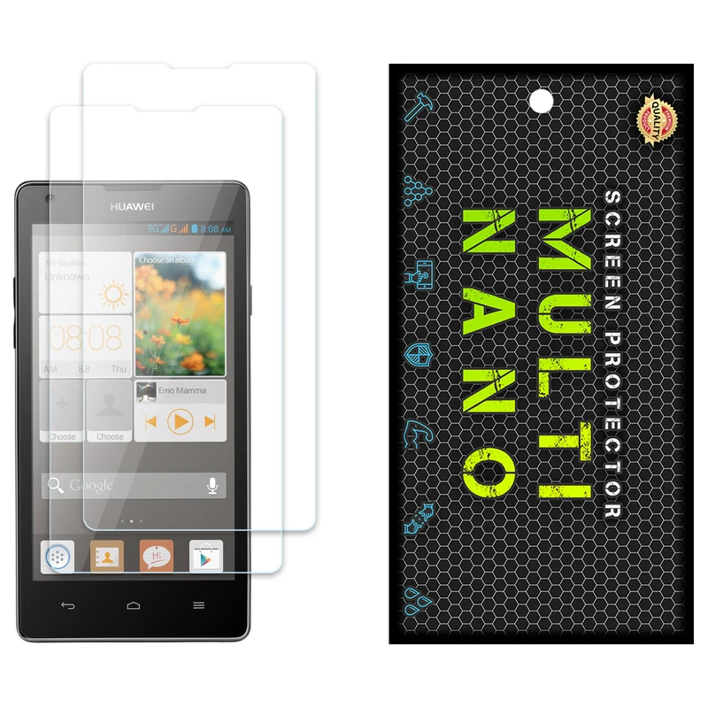 محافظ صفحه نمایش مولتی نانو مدل X-S2N مناسب برای گوشی موبایل هوآوی Ascend G700 بسته دو عددی