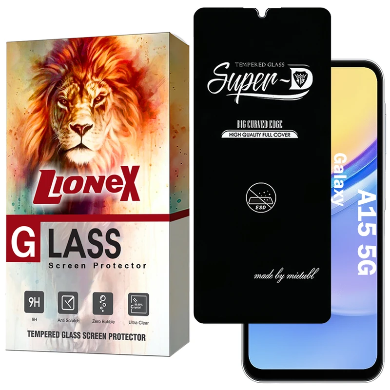 محافظ صفحه نمایش لایونکس مدل SUPERDNL مناسب برای گوشی موبایل سامسونگ Galaxy A15 5G