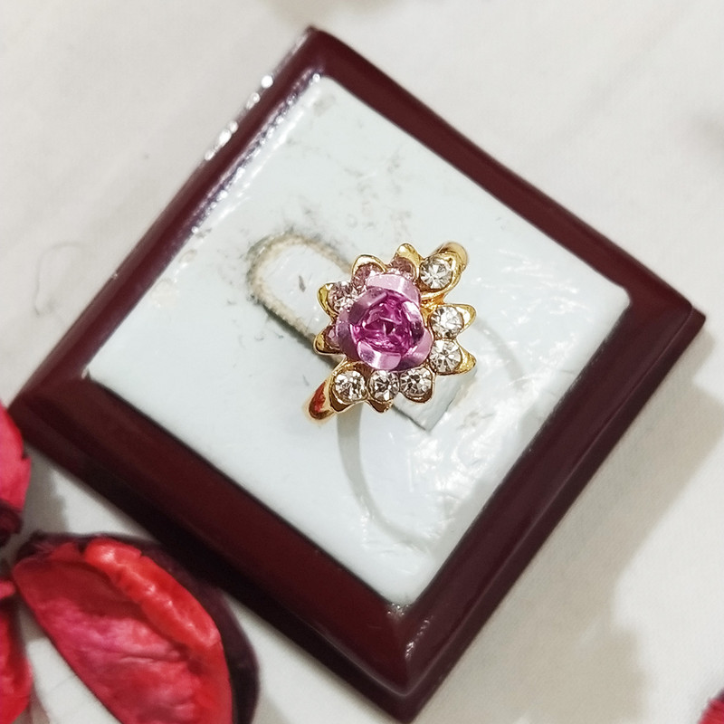 انگشتر دخترانه سلین کالا مدل گل رز ce-As27