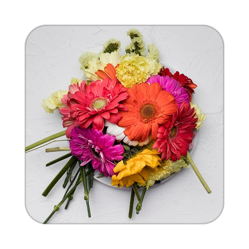 زیر لیوانی کاکتی طرح گل مدل mp17319